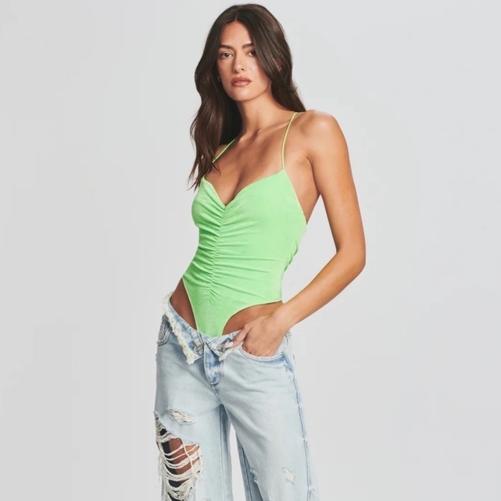 SER.O.YA Coral Bodysuit - Lime Green